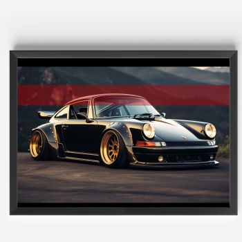 Porsche 911 abstrakt Modell 4